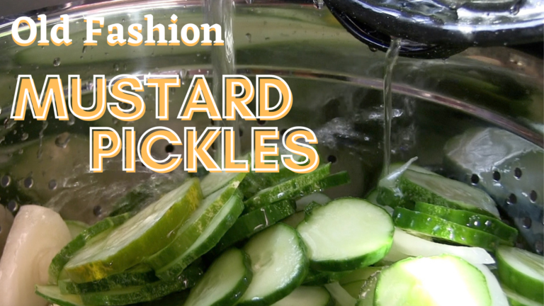 How To Make Old Fashion Mustard Pickles Easy