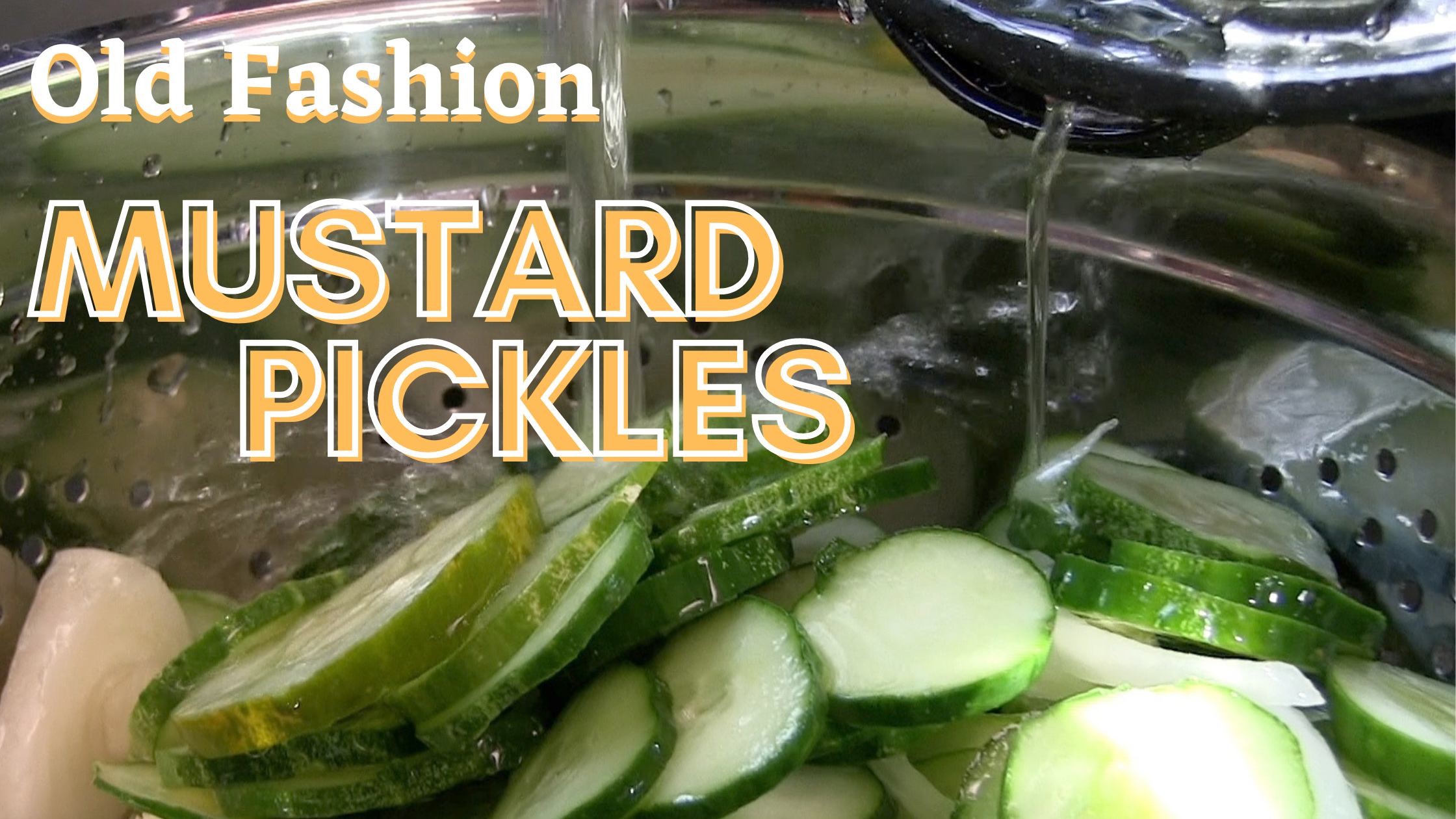 How To Make Old Fashion Mustard Pickles